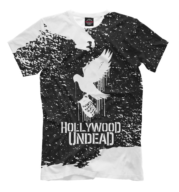Футболка для мальчиков с изображением Hollywood Undead цвета Белый