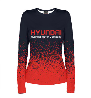 Лонгслив для девочки Hyundai Motor - Paint