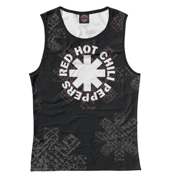 Майка для девочки с изображением Red Hot Chili Peppers цвета Белый