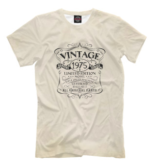 Мужская футболка Vintage 1975