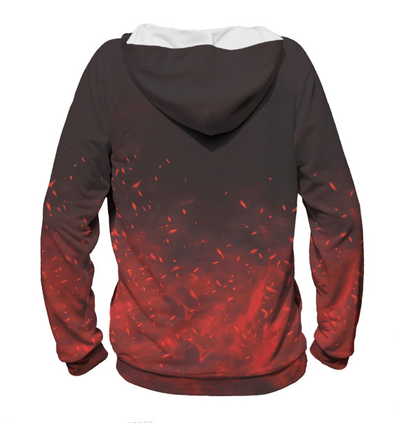 Мужское худи с изображением Щелкун The Last of Us цвета Белый