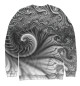 Мужской свитшот Floral 3D spiral / Vanguard