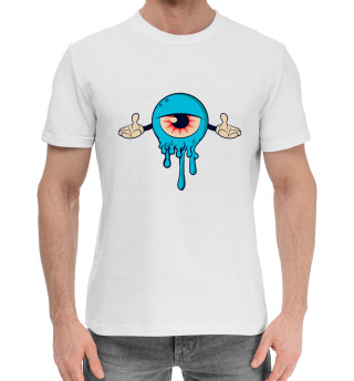 Мужская хлопковая футболка Гипно глаз