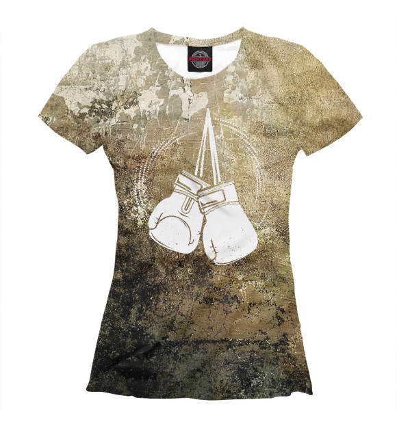 Футболка для девочек с изображением White Boxing Gloves Boxer цвета Белый