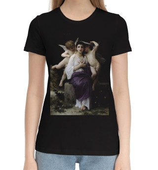 Хлопковая футболка для девочек Ангельский шопот