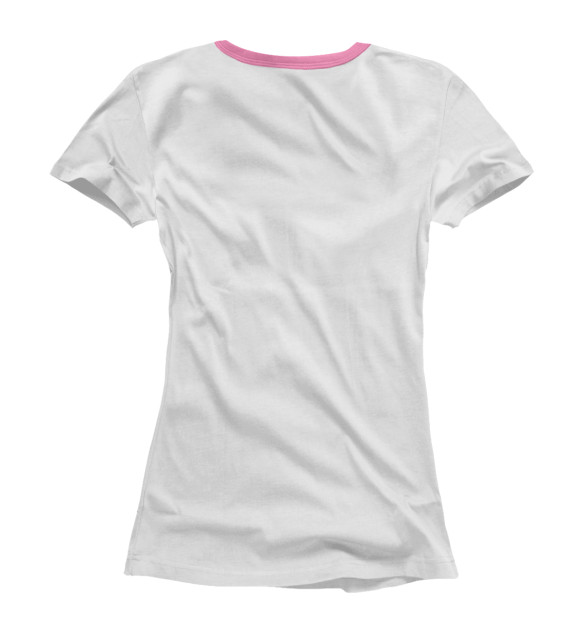 Женская футболка с изображением Йога енот! цвета Белый