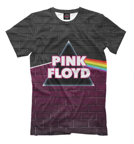 Футболки Print Bar Pink Floyd: Пинк Флойд радуга футболки print bar pink floyd пинк флойд надпись на белом