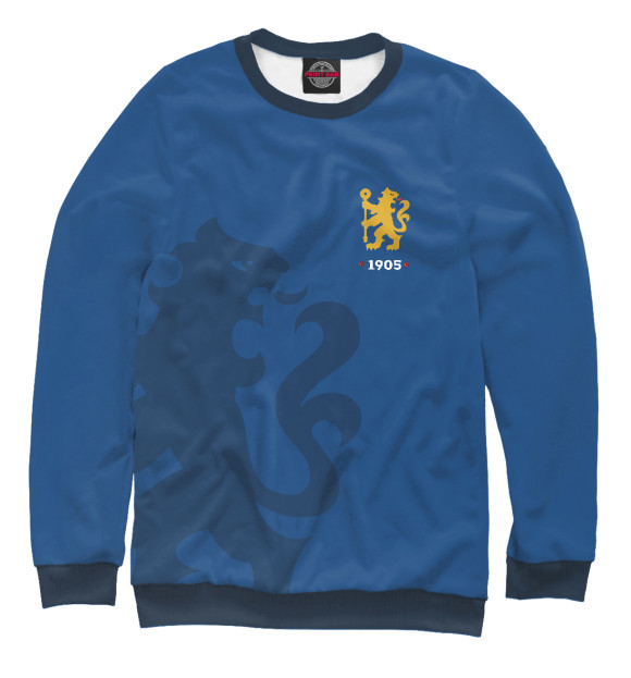 Свитшот для девочек с изображением Chelsea 1905 цвета Белый