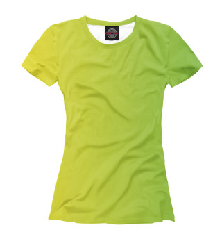 Женская футболка Градиент