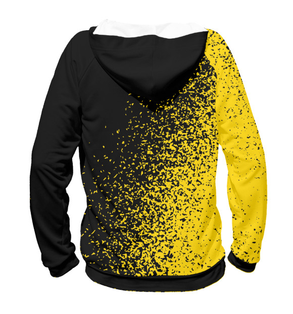 Мужское худи с изображением Nirvana / Нирвана цвета Белый