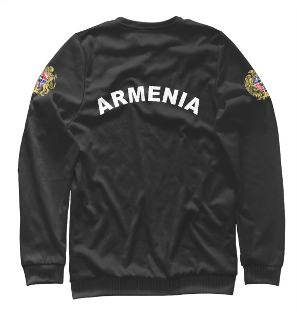 Свитшот для мальчиков с изображением Армения цвета Белый