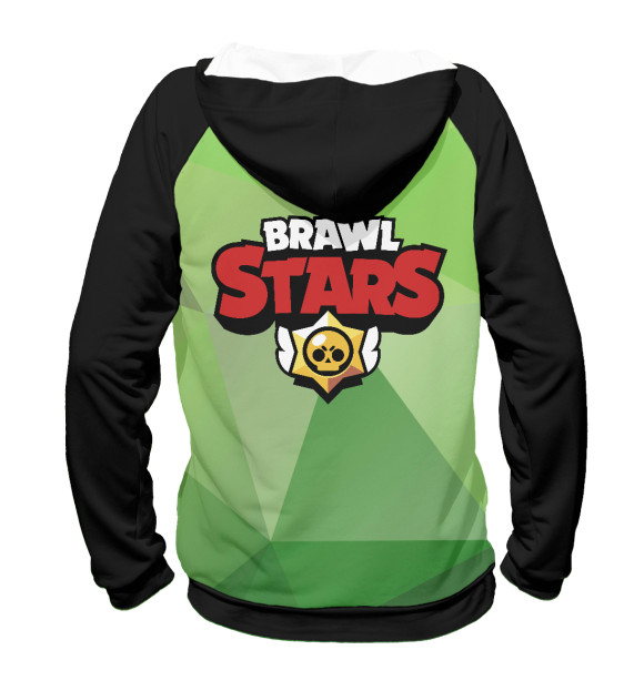 Женское худи с изображением Brawl Stars цвета Белый