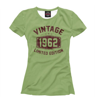Футболка для девочек Vintage 1962 Limited Editio