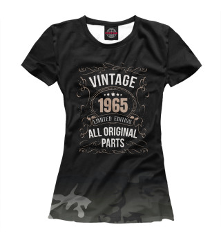 Женская футболка Vintage 1965