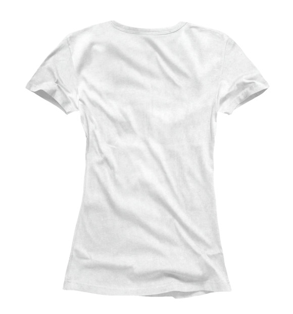 Женская футболка с изображением Гражданская оборона цвета Белый