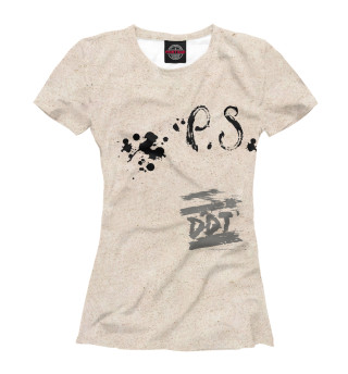 Женская футболка P.S. DDT