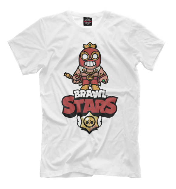 Футболка для мальчиков с изображением Brawl Stars цвета Белый