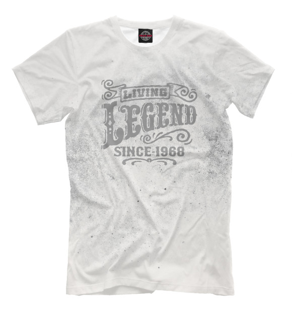 Футболка для мальчиков с изображением Living Legend Since 1968 цвета Белый