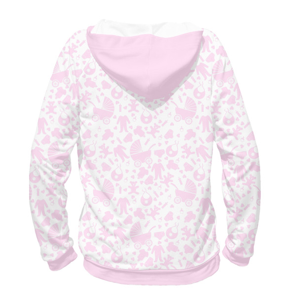 Мужское худи с изображением ПузоЖитель цвета Белый