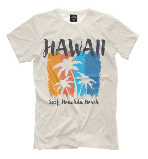 Футболка для мальчиков с изображением HAWAII цвета Белый