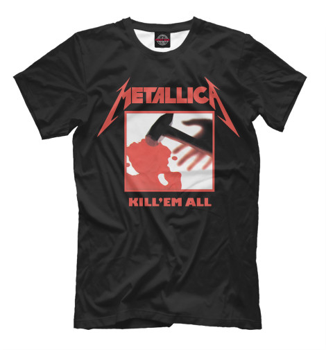 Футболки Print Bar Metallica хлопковые футболки print bar metallica