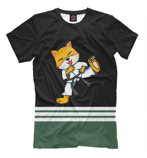 Футболки Print Bar Karate Cat футболки print bar cat lives matter