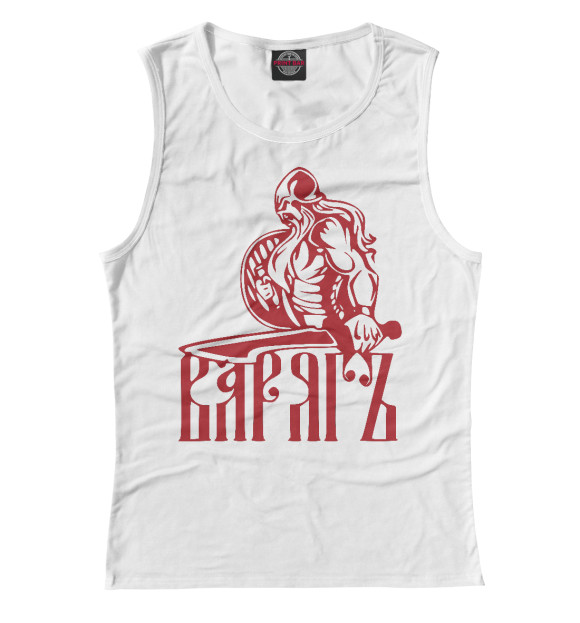 Майка для девочки с изображением Варяг цвета Белый