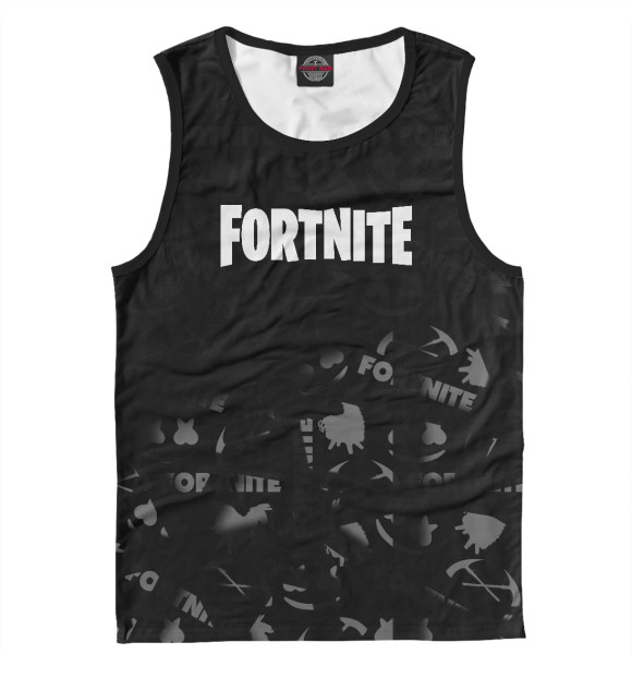 Майка для мальчика с притом Fortnite цвета Белый Майка для мальчика с изображением Fortnite цвета Белый