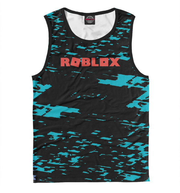 Мужская майка с изображением Roblox цвета Белый