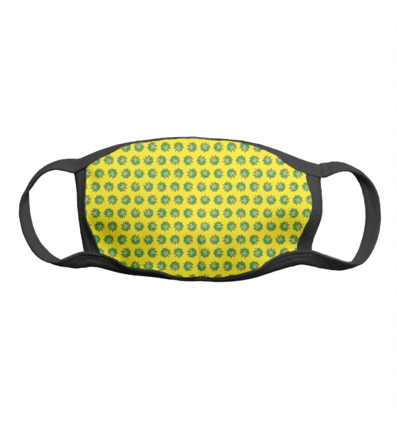 Маска тканевая с изображением Вакцина цвета Белый