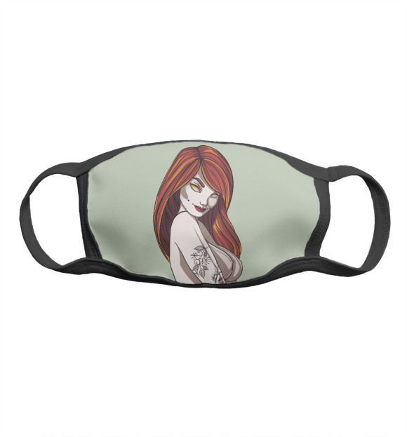 Маска тканевая с изображением Jessica цвета Белый