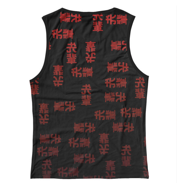 Майка для девочки с притом Senpai цвета Белый Майка для девочки с изображением Senpai цвета Белый