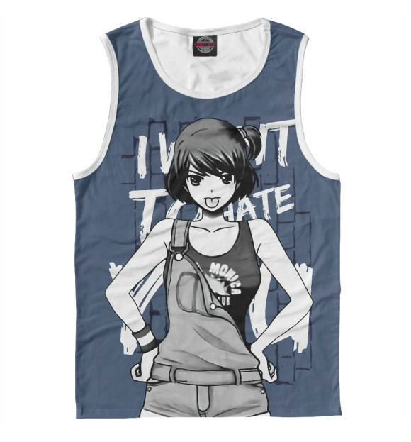 Майка для мальчика с притом Домашняя девушка цвета Белый Майка для мальчика с изображением Домашняя девушка цвета Белый