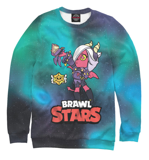 Свитшот для мальчиков с изображением Колетт Colette Brawl Stars цвета Белый