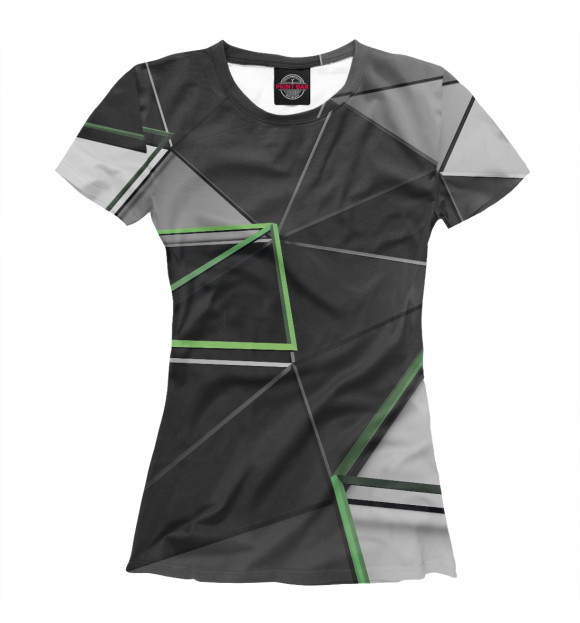 Футболка для девочек с изображением 3D Sport style цвета Белый
