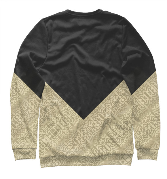 Мужской свитшот с изображением Киргизия цвета Белый