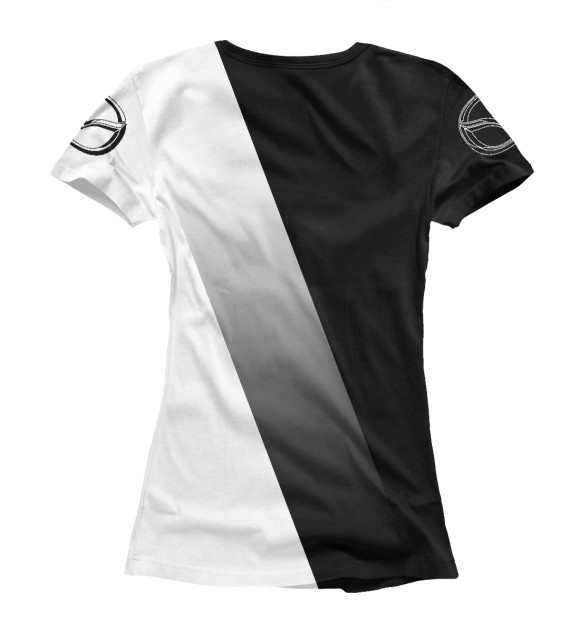 Женская футболка с изображением Mazda цвета Белый