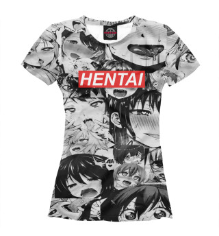 Женская футболка Hentai