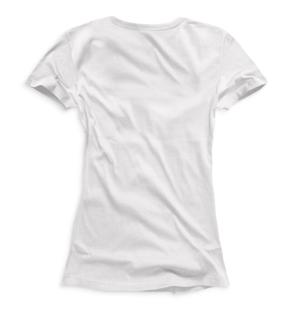 Женская футболка с изображением Любимой маме цвета Белый