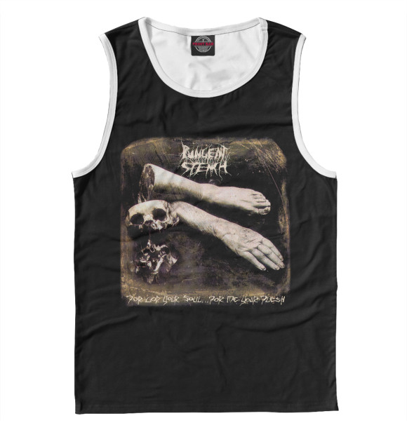 Мужская майка с изображением Pungentstench цвета Белый