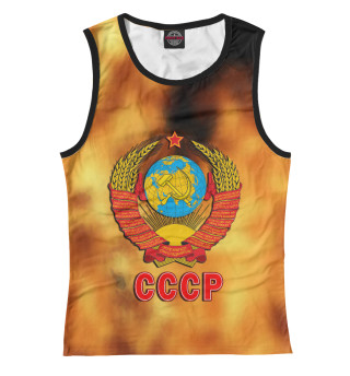Майка для девочки СССР | USSR (огонь)