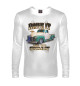 Мужской лонгслив Американский пикап Thriftmaster на белом