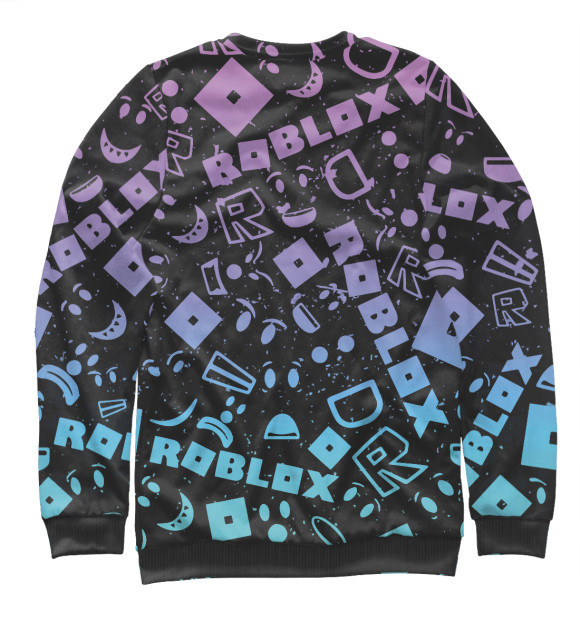 Свитшот для девочек с изображением Roblox цвета Белый