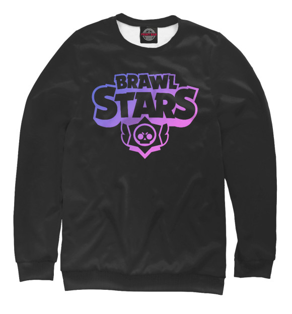 Свитшот для мальчиков с изображением Brawl Stars цвета Белый