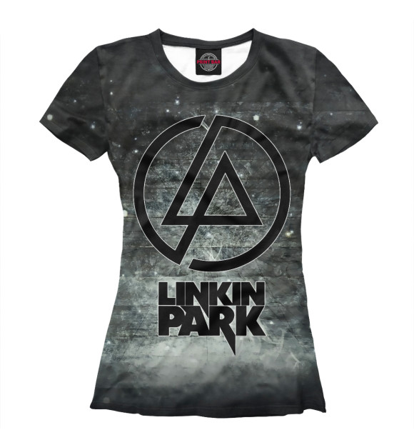 Женская футболка с изображением Linkin Park цвета Белый