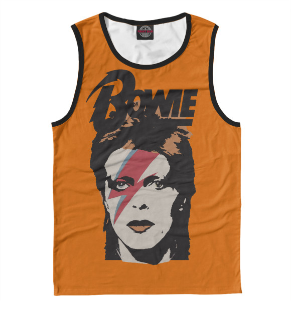 Майка для мальчика с изображением David Bowie цвета Белый