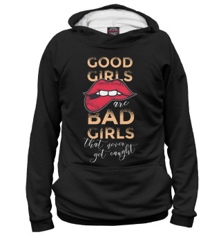 Мужское худи Good girls bad girls