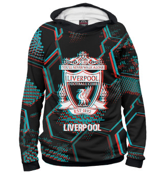 Мужское худи Liverpool FC Glitch (фигуры)