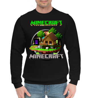 Мужской хлопковый свитшот Minecraft