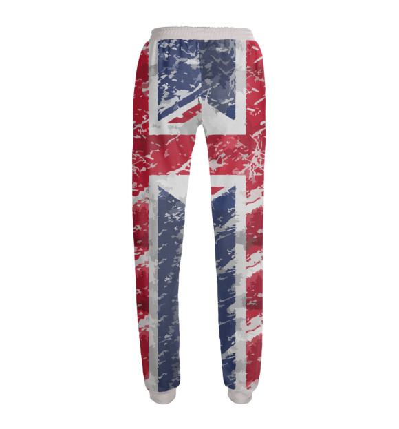 Женские спортивные штаны с изображением Union Jack цвета Белый